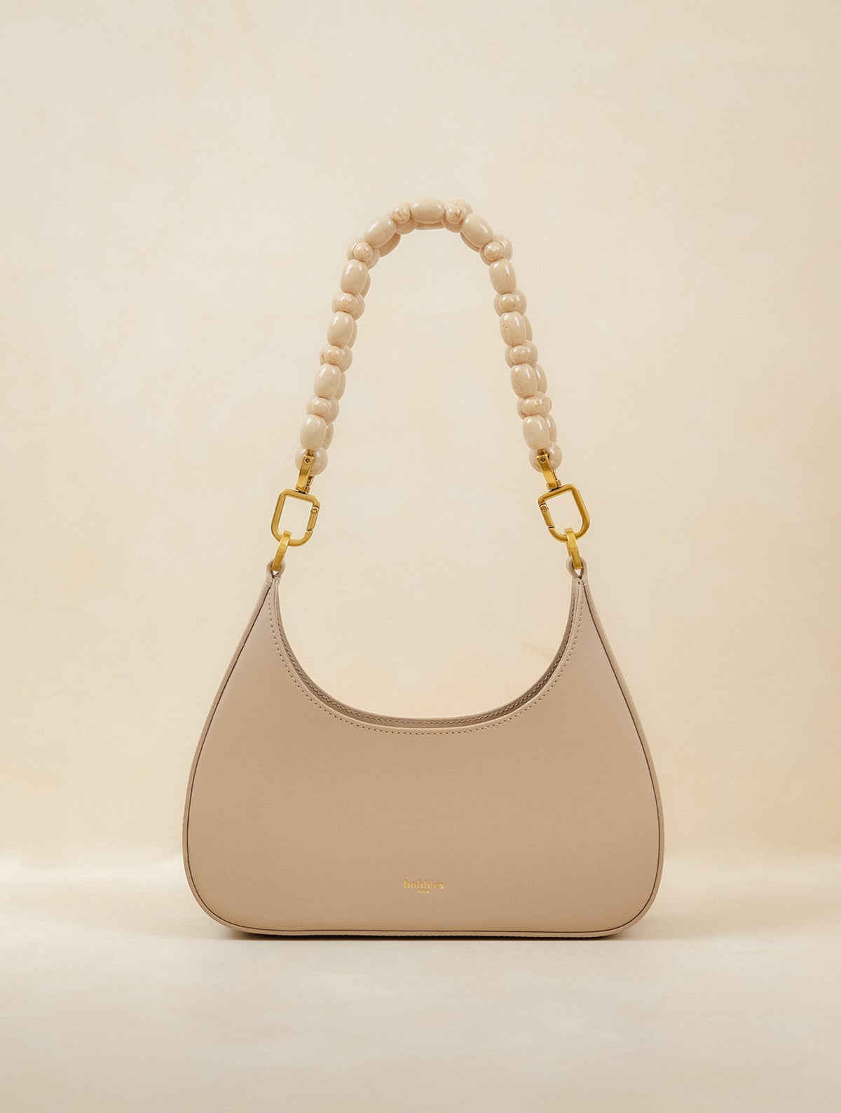 Bobbies Aléria Latte handbag — detail view