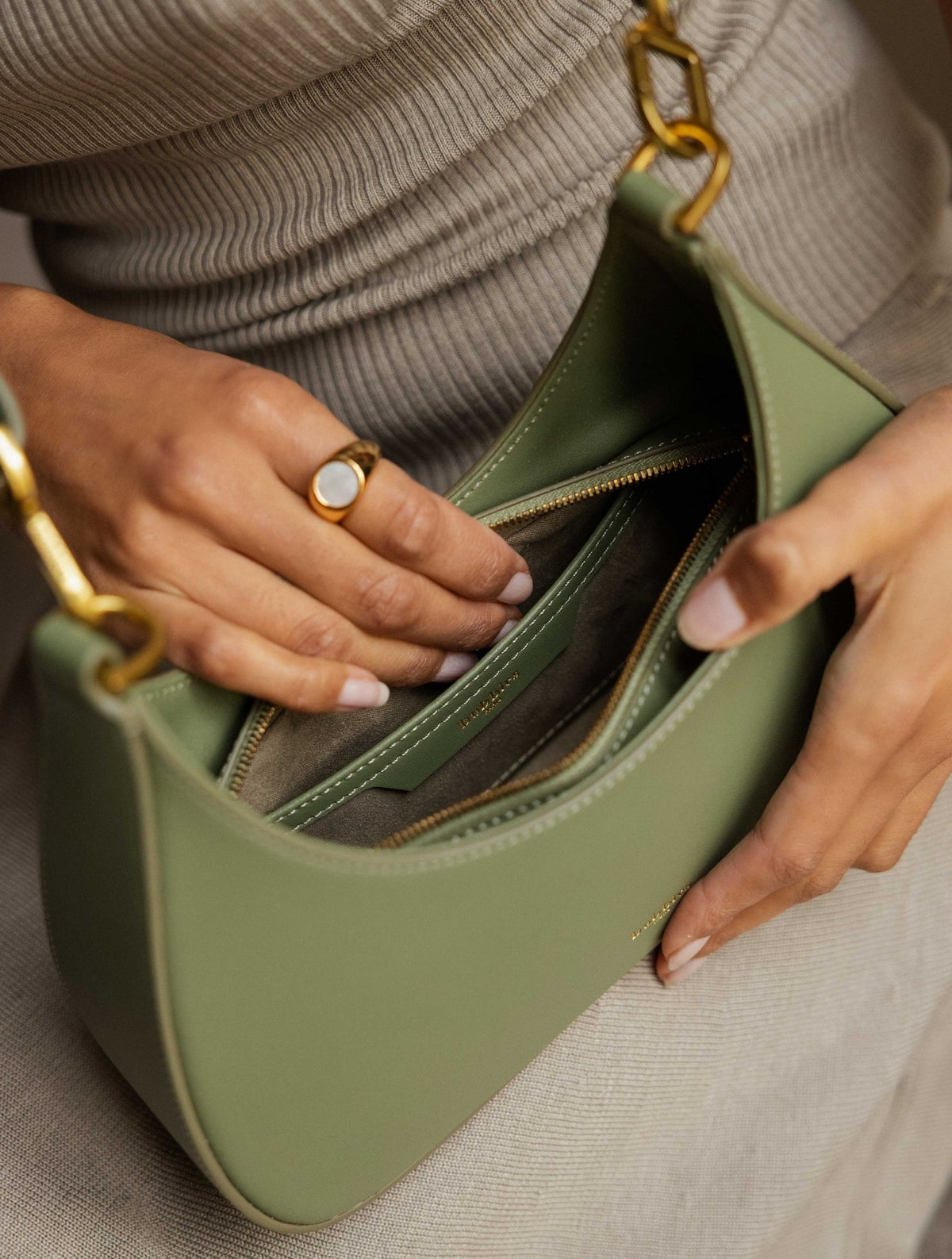 Bobbies Aléria Provence Green handbag — view 5
