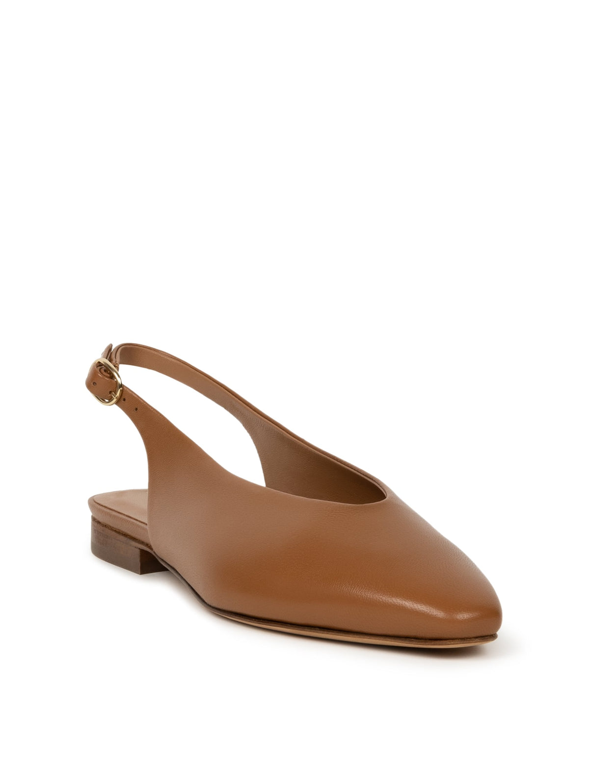 Bobbies Anouk Camel slingback flats — view 6