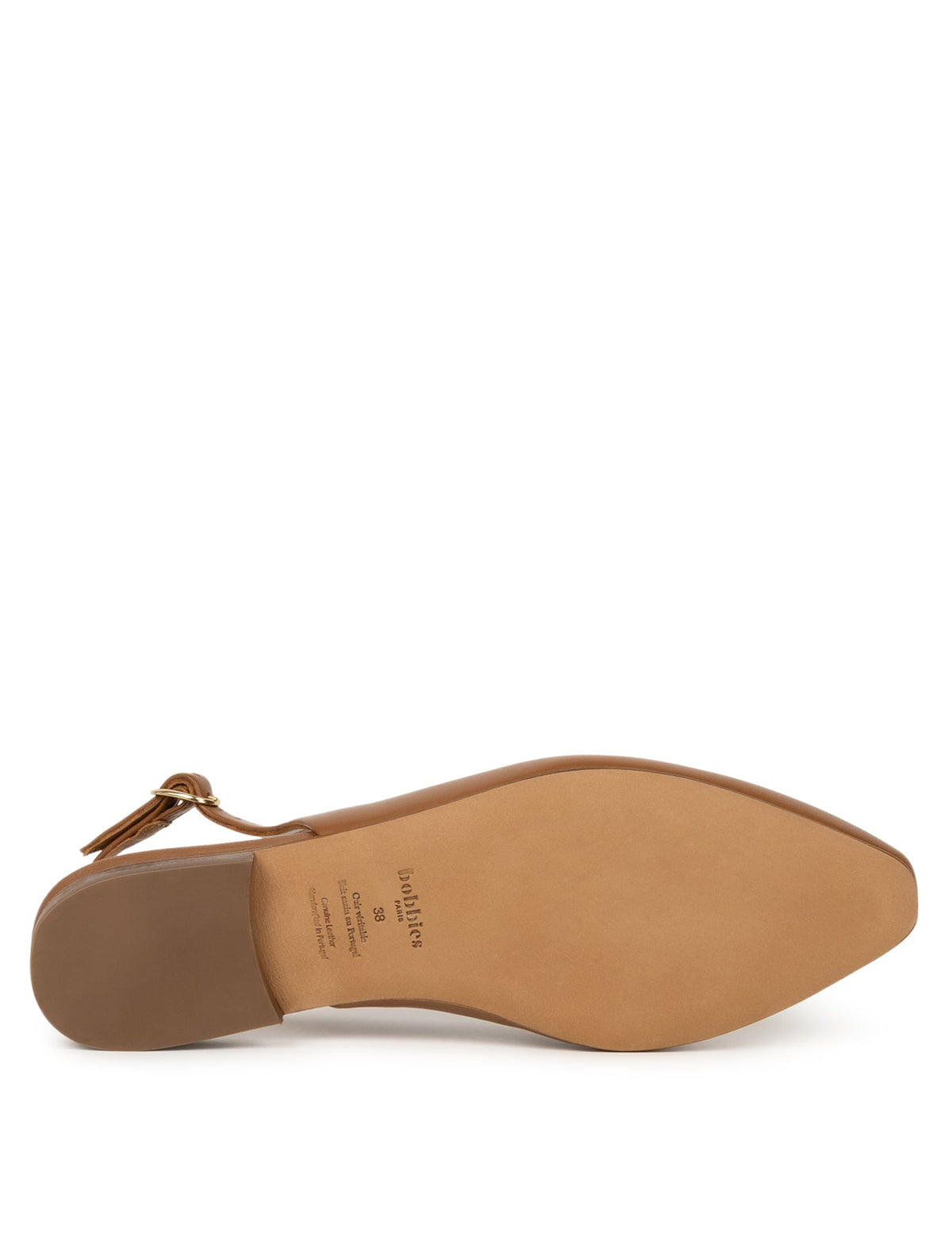 Bobbies Anouk Camel slingback flats — view 8