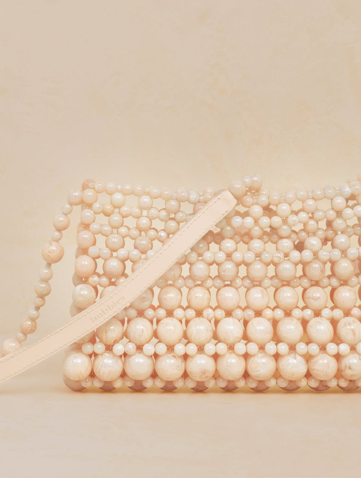 Bobbies Deià Ivory handbag — back product view