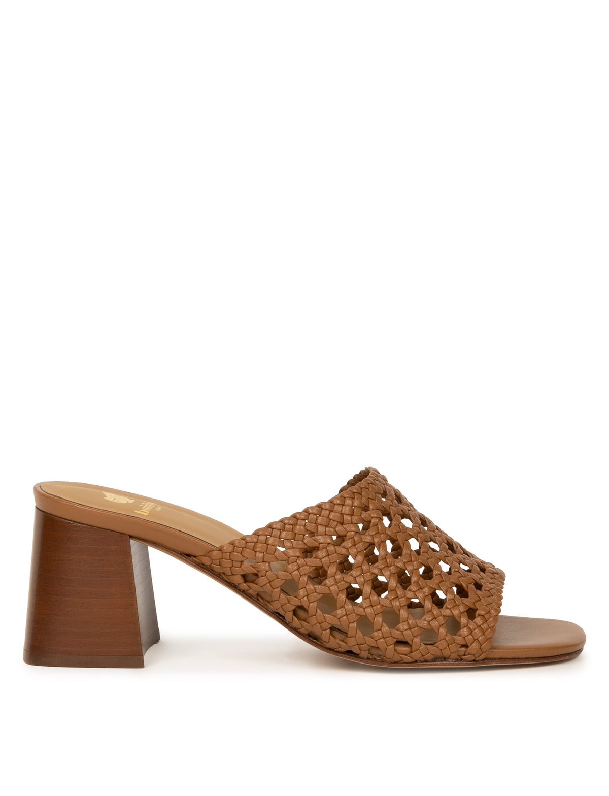 Bobbies Kelly Camel heeled sandals — studio view