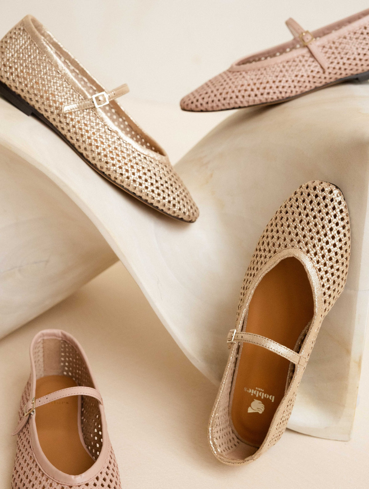 Bobbies Maya Nude ballet flats — view 6