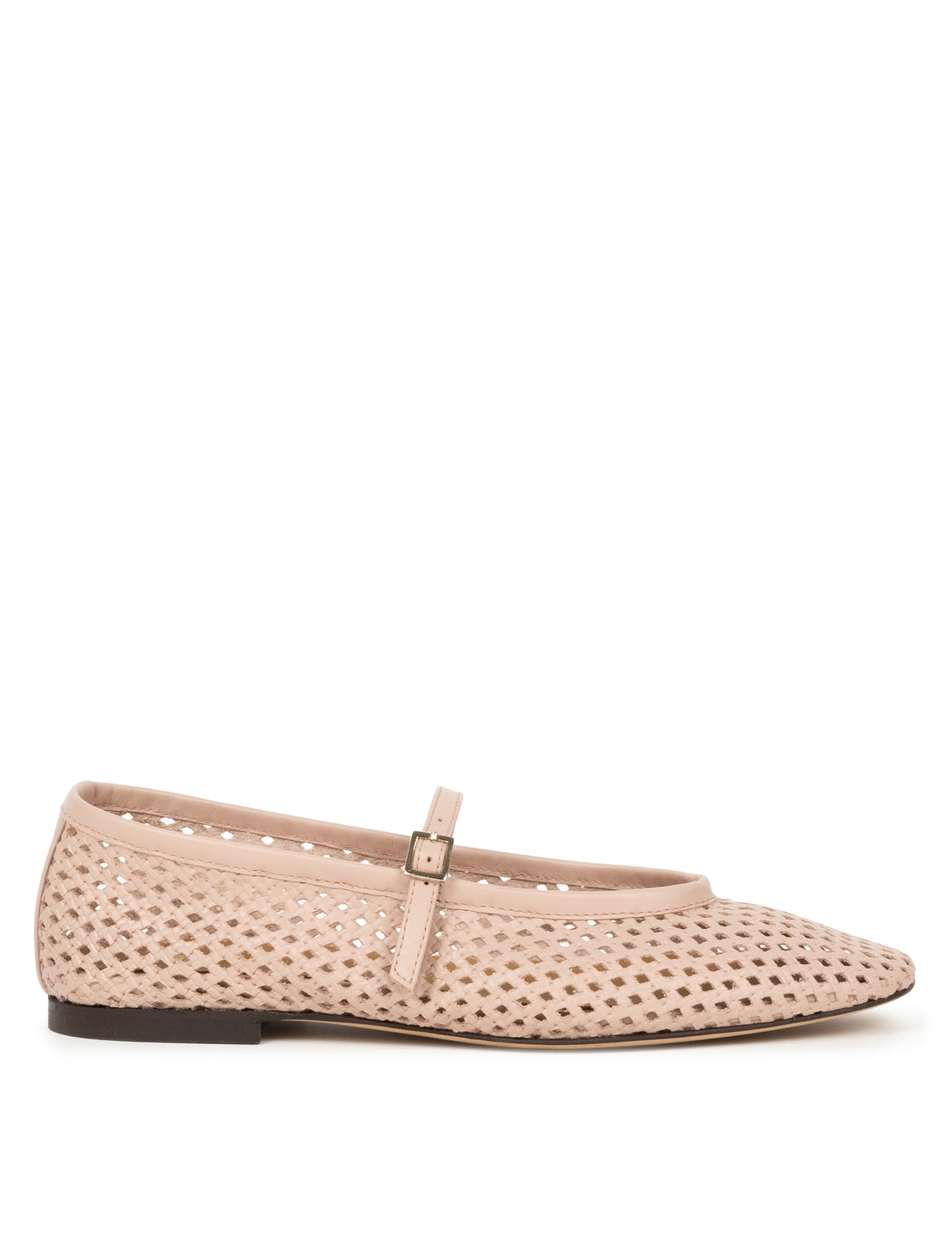 Bobbies Maya Nude ballet flats — studio view