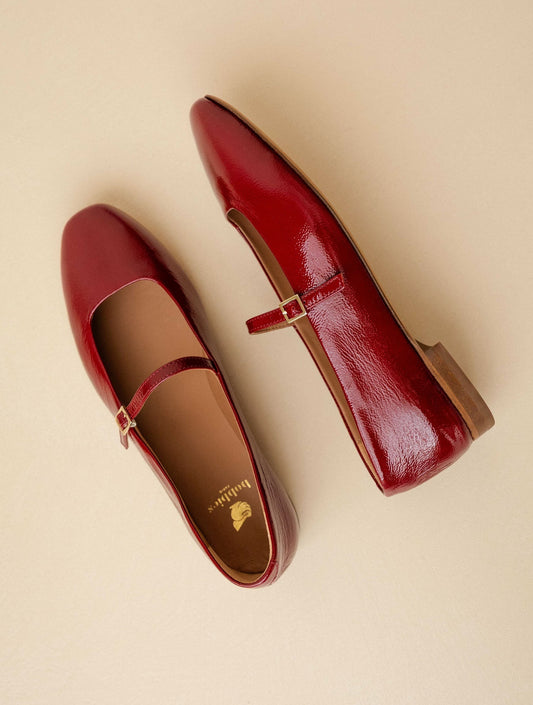 Bobbies Mikie Cherry Gloss ballet flats — view 5