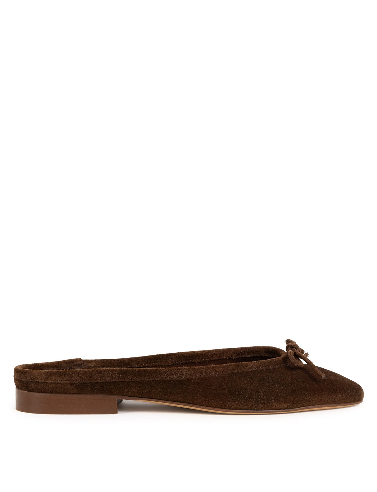 Bobbies Orsel Rockies Brown ballet flat — side view