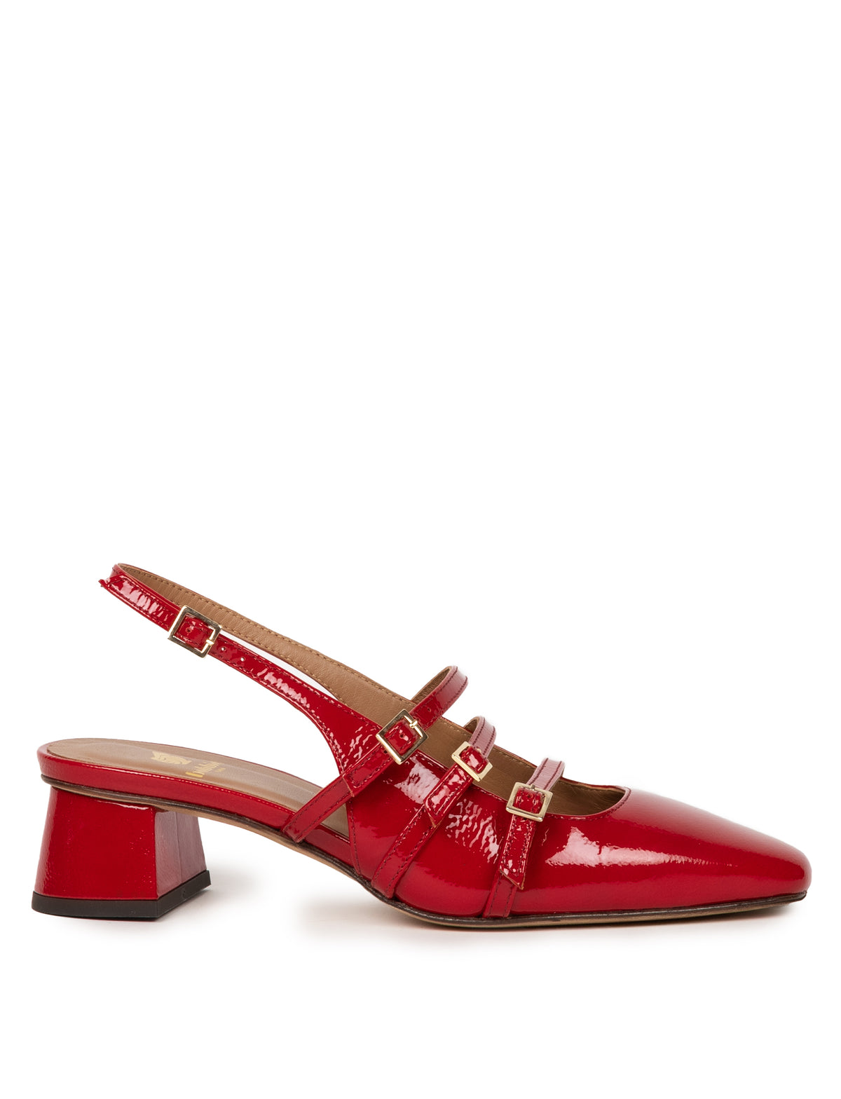 Bobbies Skye Flamenco slingback Mary Janes — studio view