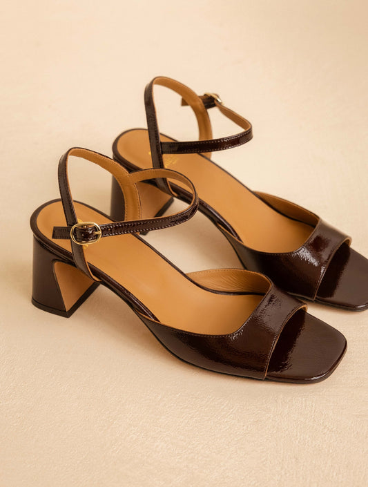 Bobbies Vahina Ganache heeled sandals — view 3