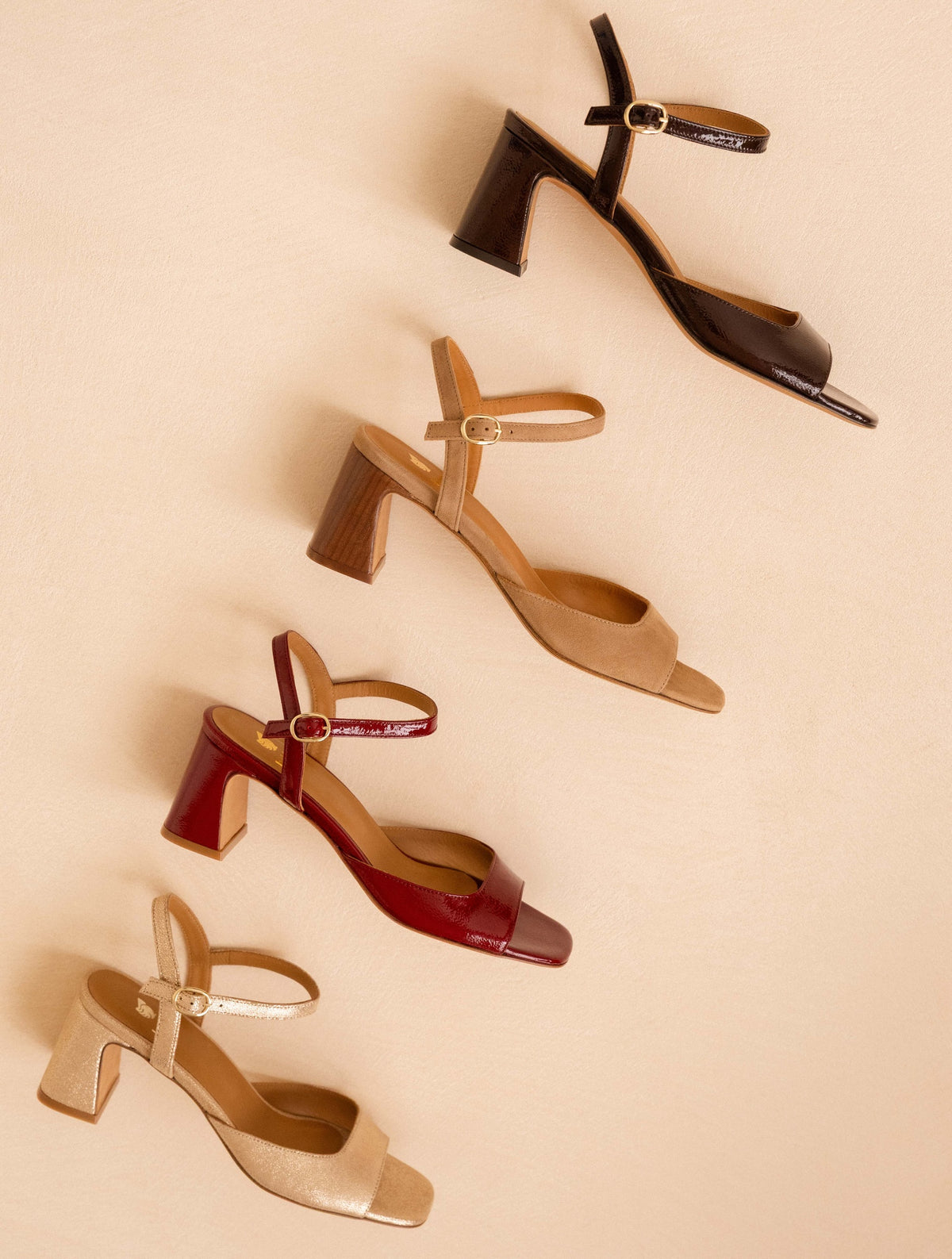 Bobbies Vahina Ganache heeled sandals — view 7