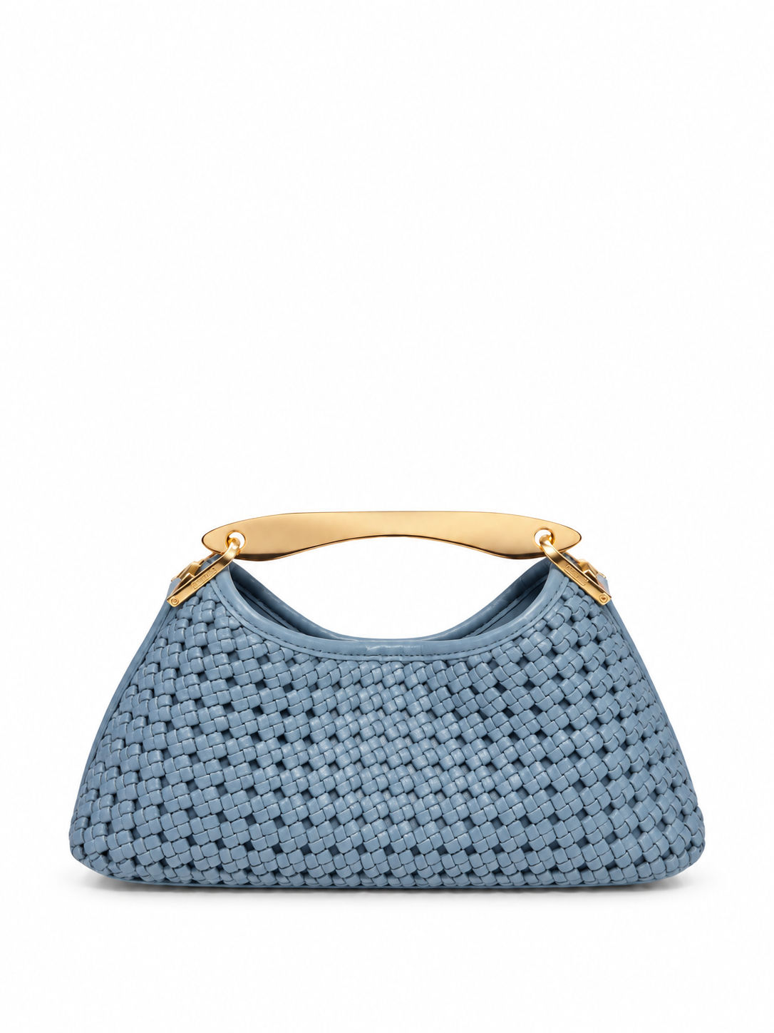 Elleme Mini Boomerang Woven Arctic Blue bag — product view