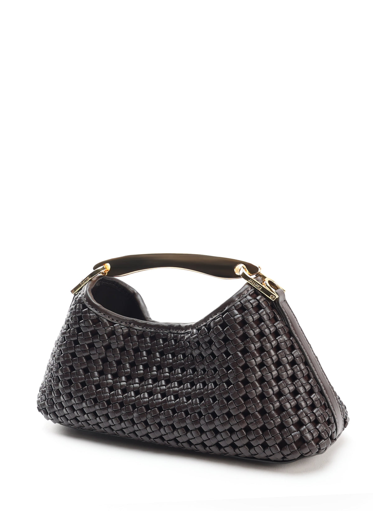 Elleme Mini Boomerang Woven Dark Brown bag — alternate product detail 2