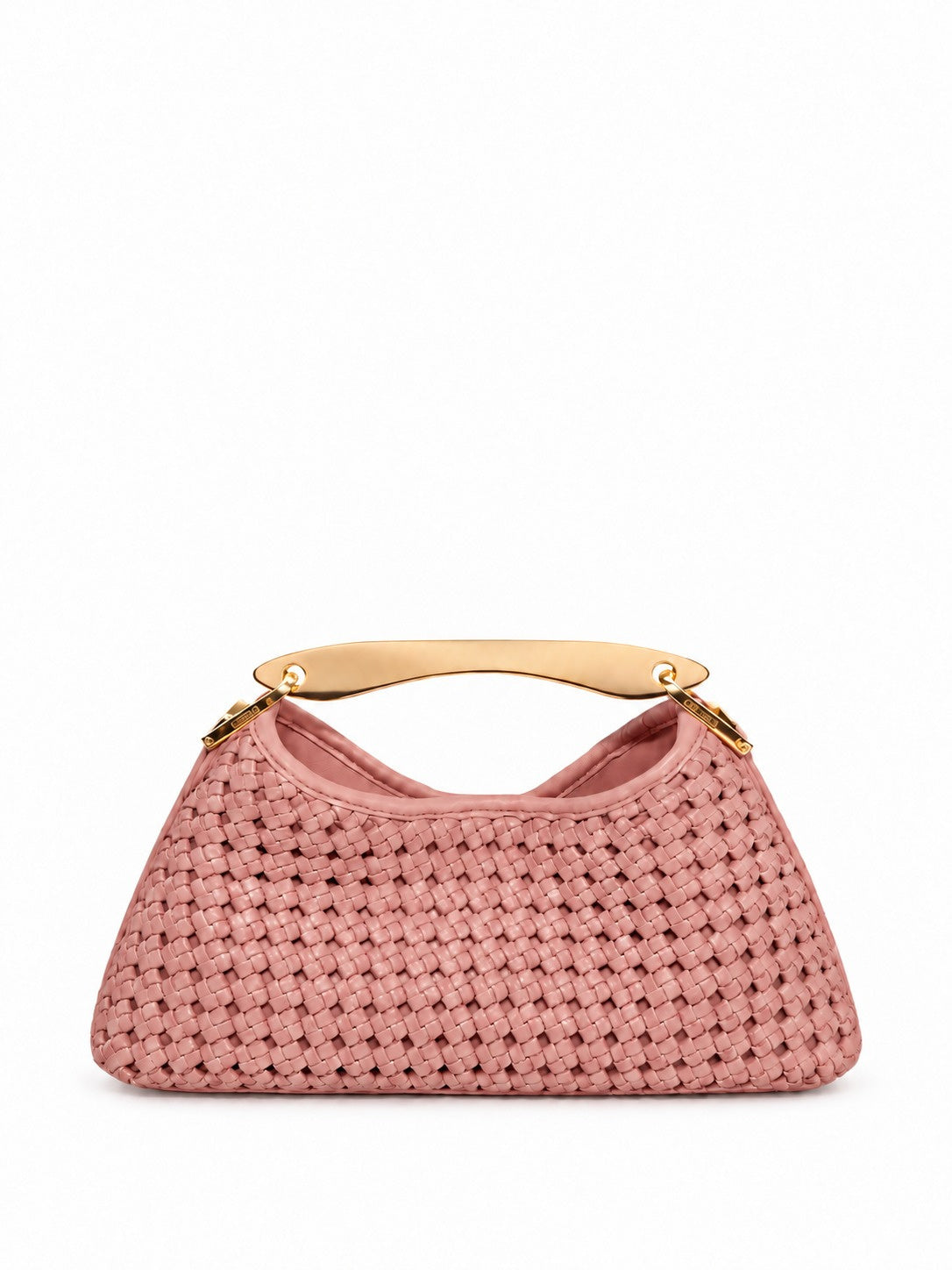 Elleme Mini Boomerang Woven Dark Pink bag — product view